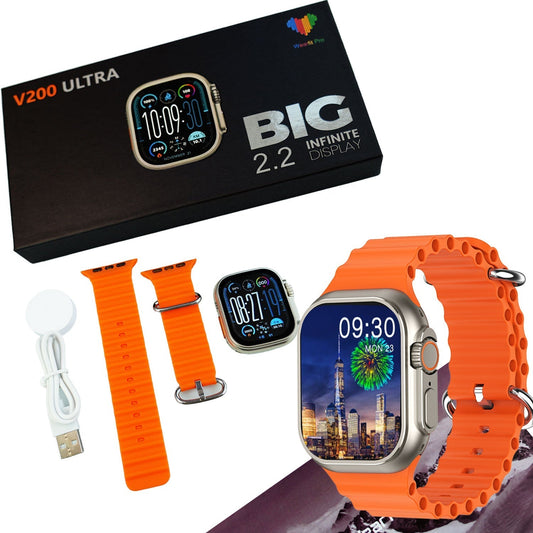 V200 New Fashion Ultra Sports Smart Watch Waterproof
