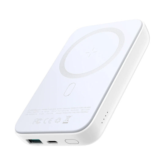 JOYROOM JR-W020 Magnetic Wired + Wireless 2-In-1 Design Wireless Power Bank 10000MAH