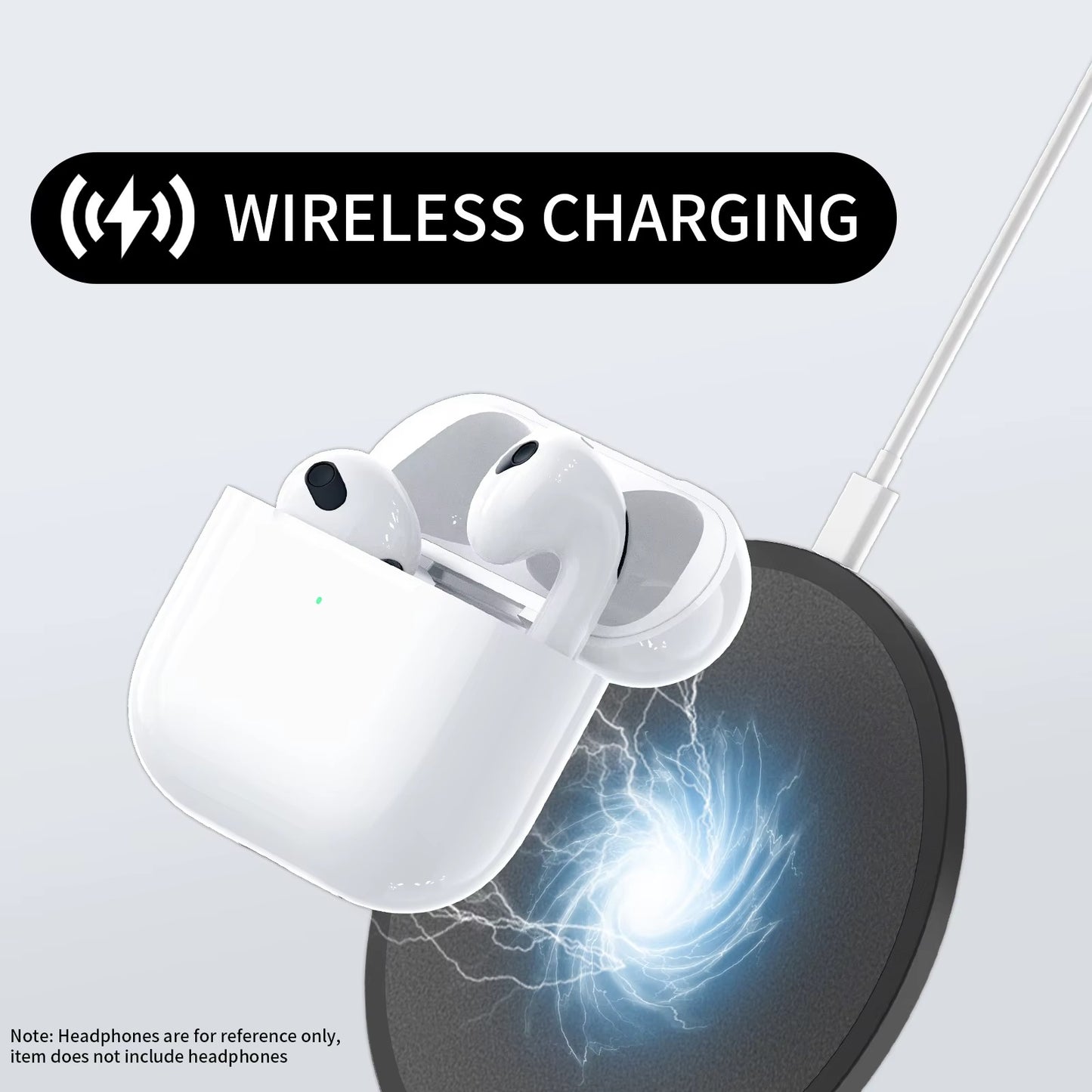 Apple Airpods 4 Bt 5.3v With ANC USB-C & Wireless Charging Case