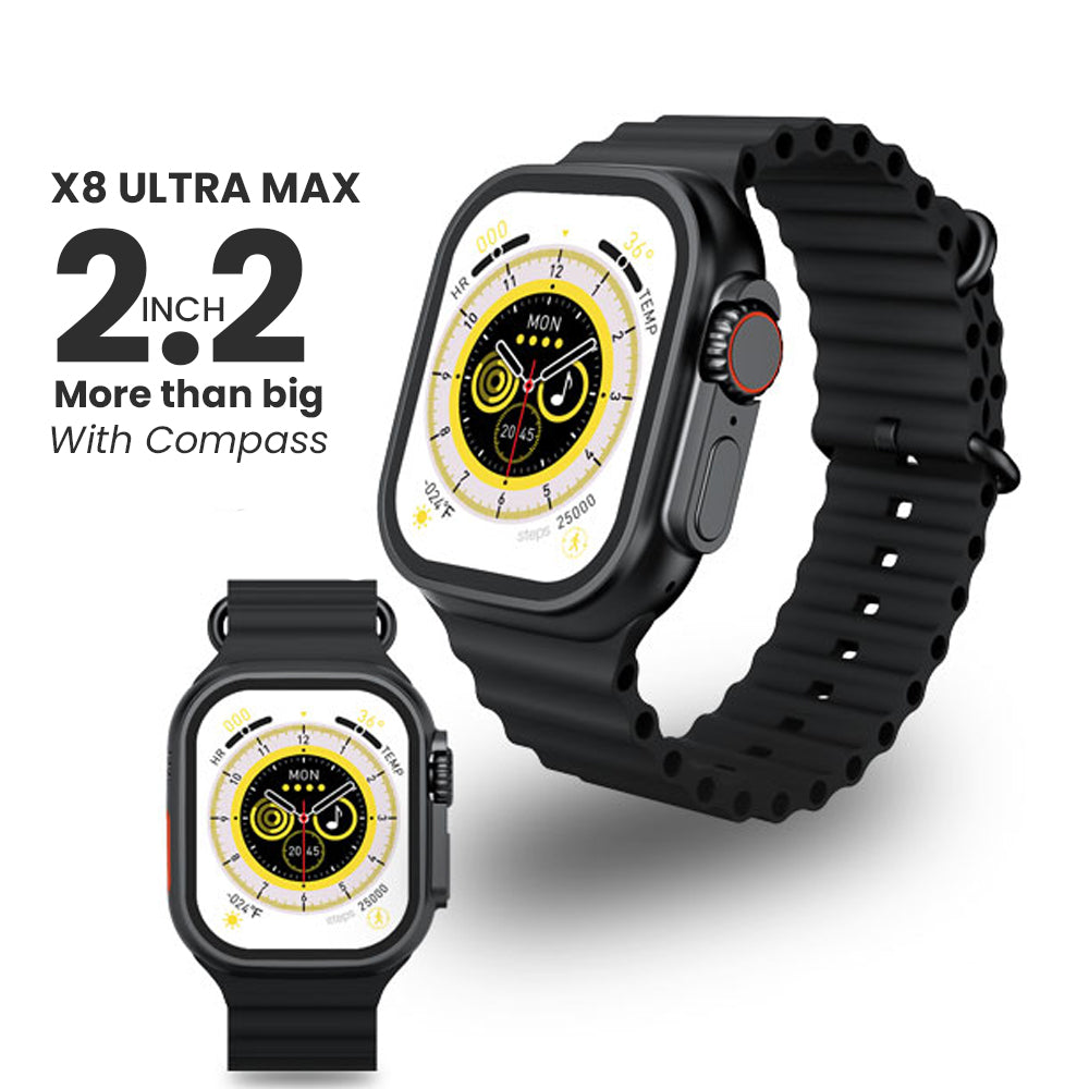 X8 Ultra MAX With COMPASS Smart Watch Series 8
