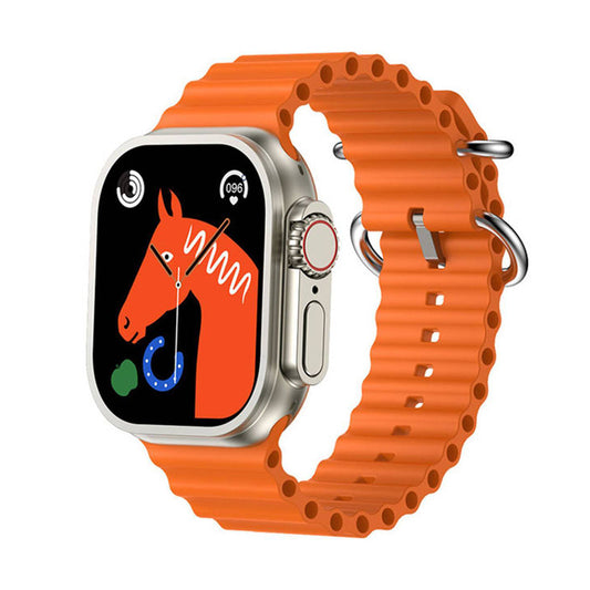 Ts8 Ultra Series 8 Men Women Bluetooth Call Heart Rate Sport Smartwatch ORANGE